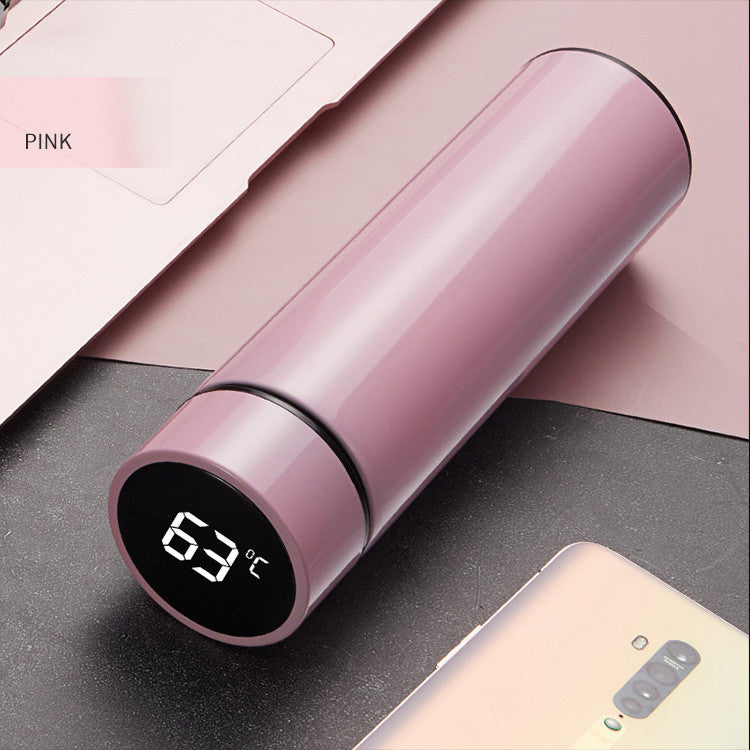Intelligent Temperature Measuring Water Cup | Stainless Steel Vacuum Flask