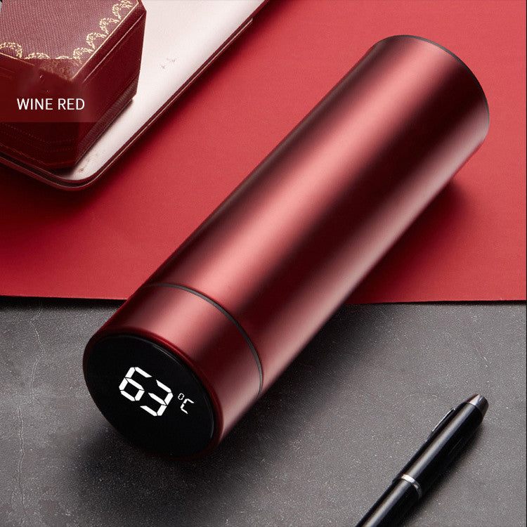 Intelligent Temperature Measuring Water Cup | Stainless Steel Vacuum Flask
