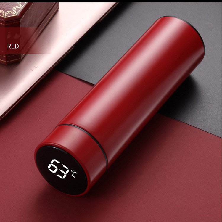 Intelligent Temperature Measuring Water Cup | Stainless Steel Vacuum Flask