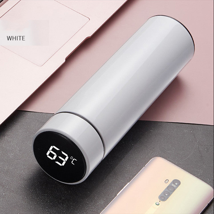 Intelligent Temperature Measuring Water Cup | Stainless Steel Vacuum Flask