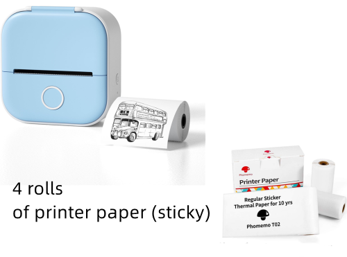 Portable Mini Thermal Label Printer | Bluetooth Price Tag Printer