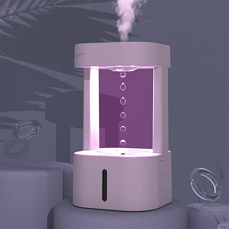 Creative Anti-gravity Water Drop Humidifier | 580ML Water Tank