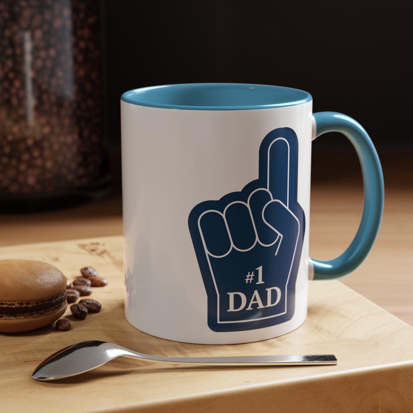 "#1 Dad Mug" | (11, 15oz) Ceramic Cup