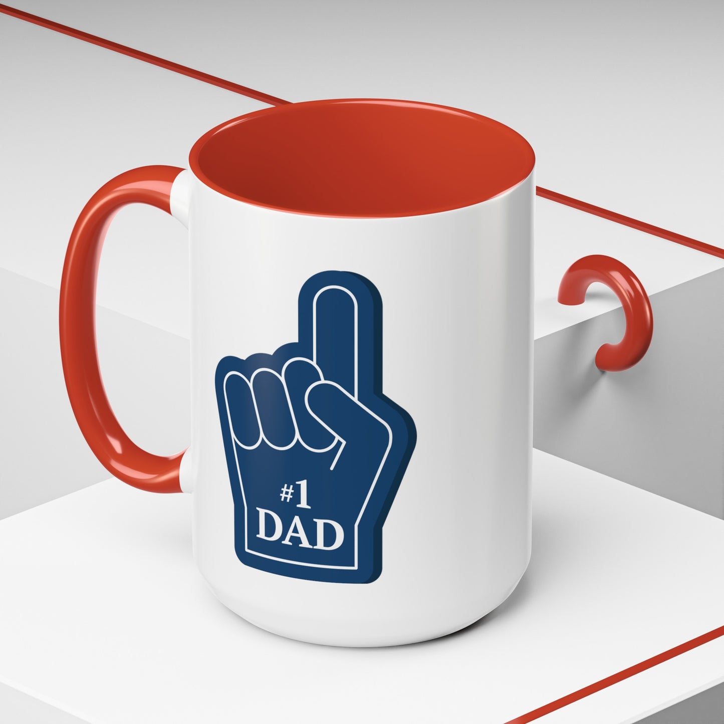 "#1 Dad Mug" | (11, 15oz) Ceramic Cup