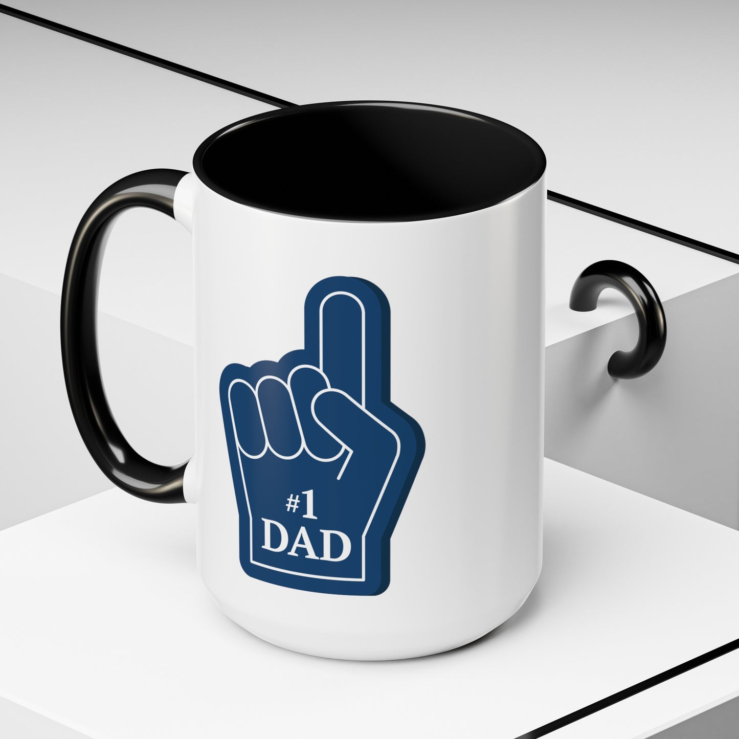 "#1 Dad Mug" | (11, 15oz) Ceramic Cup