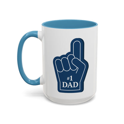 "#1 Dad Mug" | (11, 15oz) Ceramic Cup