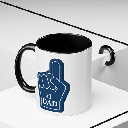 "#1 Dad Mug" | (11, 15oz) Ceramic Cup