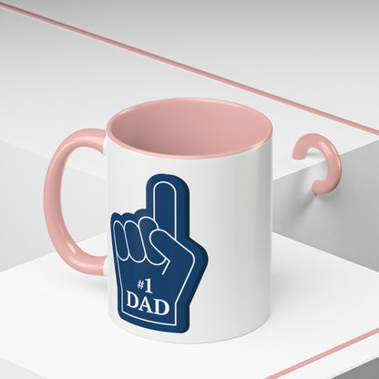 "#1 Dad Mug" | (11, 15oz) Ceramic Cup