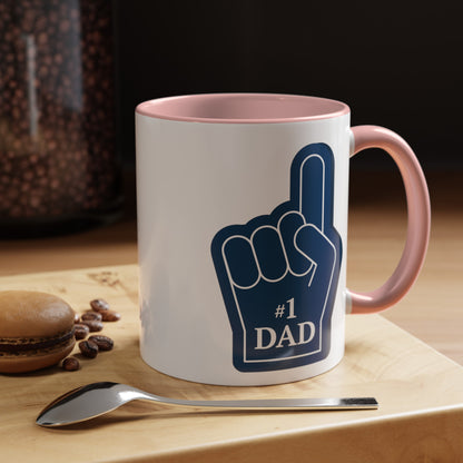 "#1 Dad Mug" | (11, 15oz) Ceramic Cup