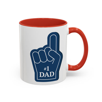 "#1 Dad Mug" | (11, 15oz) Ceramic Cup