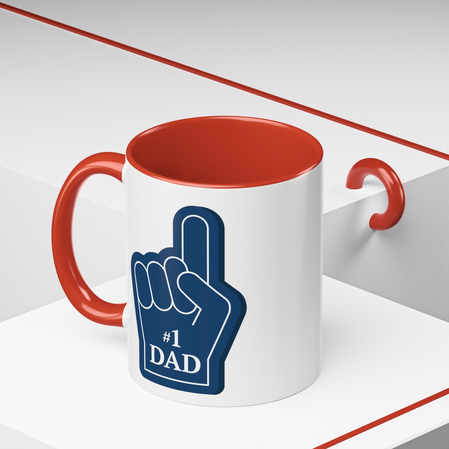 "#1 Dad Mug" | (11, 15oz) Ceramic Cup