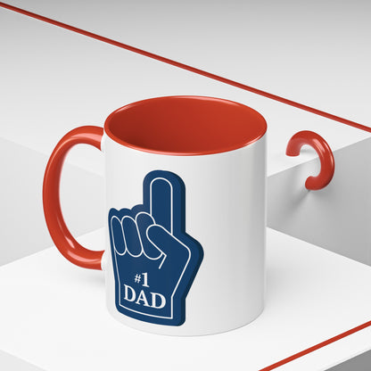 "#1 Dad Mug" | (11, 15oz) Ceramic Cup