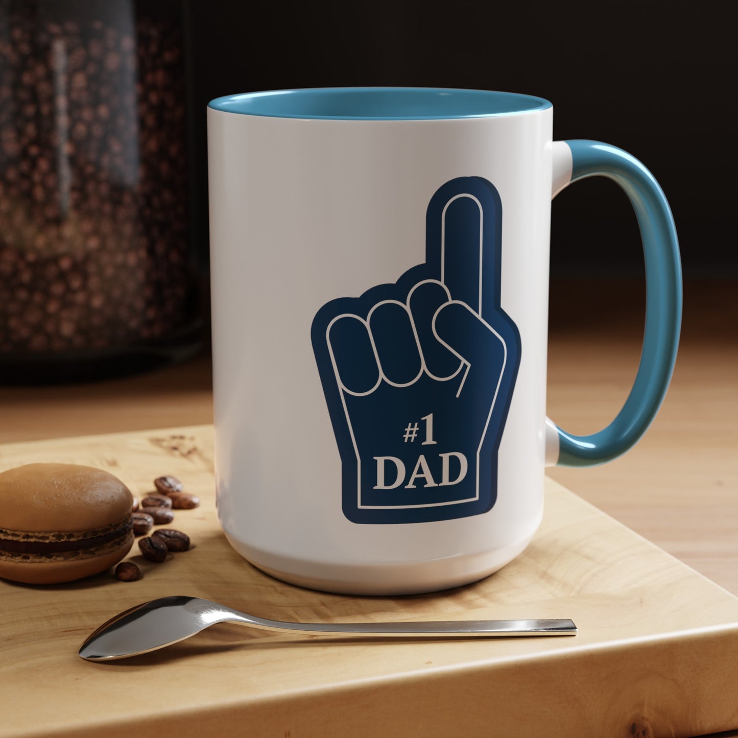 "#1 Dad Mug" | (11, 15oz) Ceramic Cup