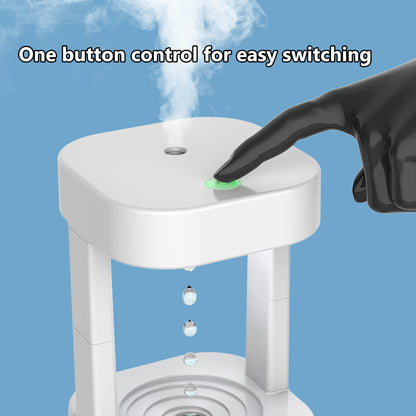 Creative Anti-gravity Water Drop Humidifier | 580ML Water Tank