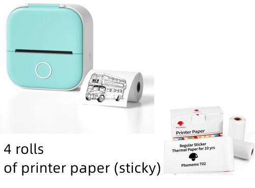 Portable Mini Thermal Label Printer | Bluetooth Price Tag Printer