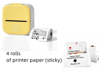 Portable Mini Thermal Label Printer | Bluetooth Price Tag Printer