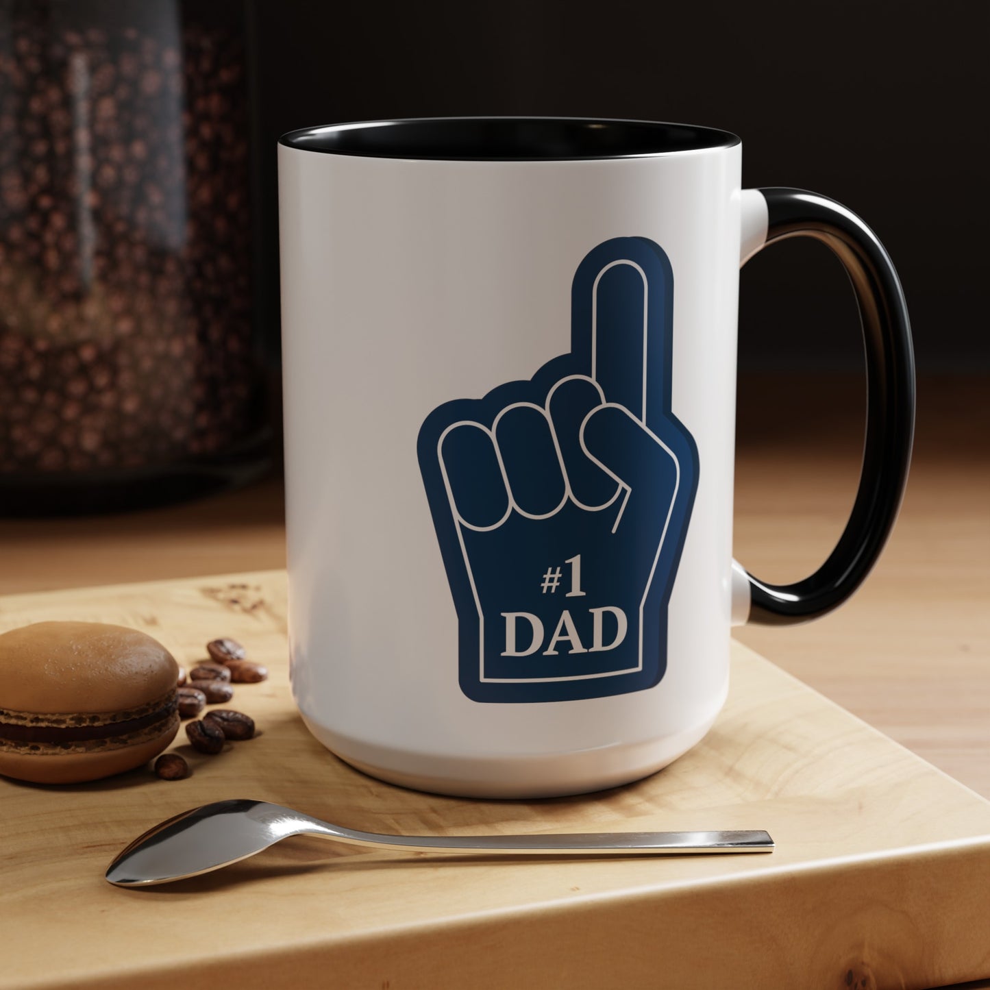 "#1 Dad Mug" | (11, 15oz) Ceramic Cup