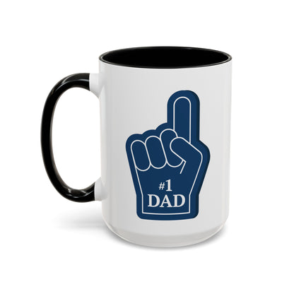 "#1 Dad Mug" | (11, 15oz) Ceramic Cup