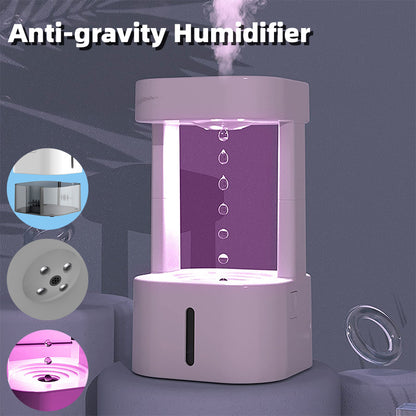 Creative Anti-gravity Water Drop Humidifier | 580ML Water Tank