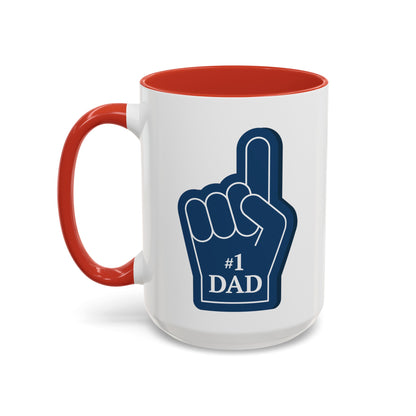 "#1 Dad Mug" | (11, 15oz) Ceramic Cup