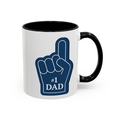 "#1 Dad Mug" | (11, 15oz) Ceramic Cup