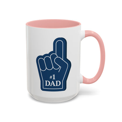 "#1 Dad Mug" | (11, 15oz) Ceramic Cup