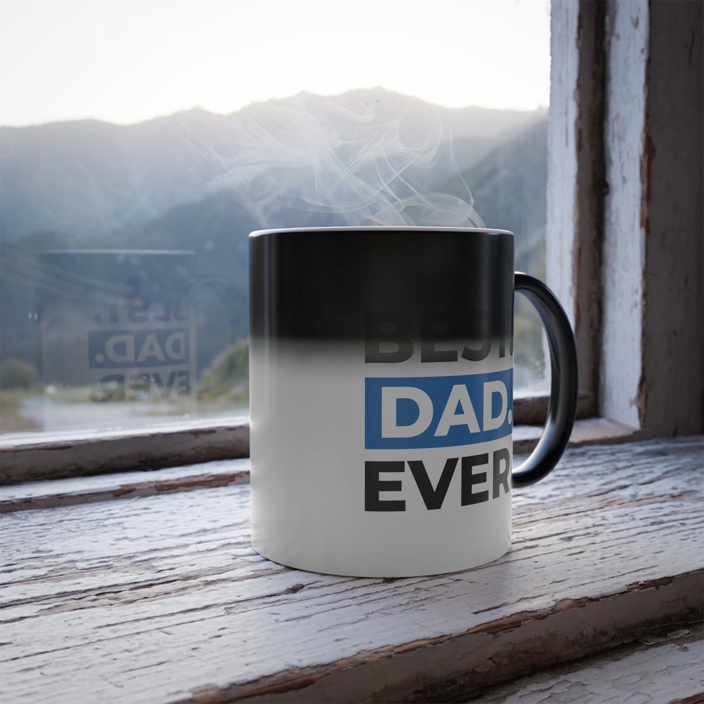 "Best Dad Ever" Mug | 11oz Personalized Heat-Reactive Ceramic Cup