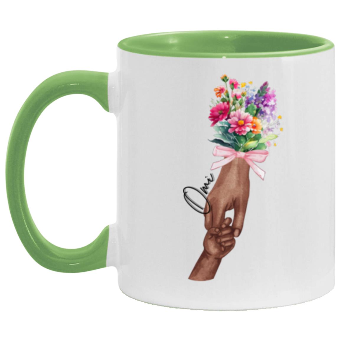 "A garden of love grows in a Grandmother's heart! " | 11oz Ceramic Cup