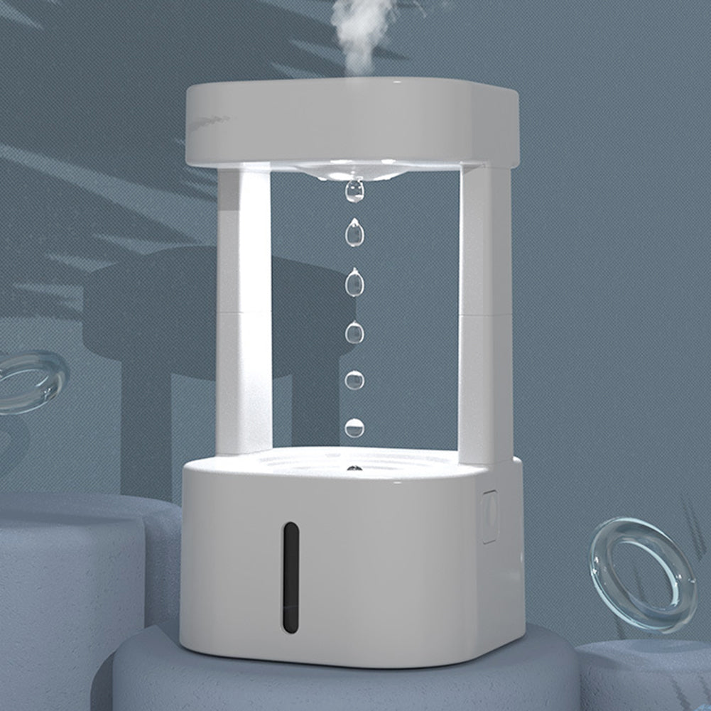 Creative Anti-gravity Water Drop Humidifier | 580ML Water Tank