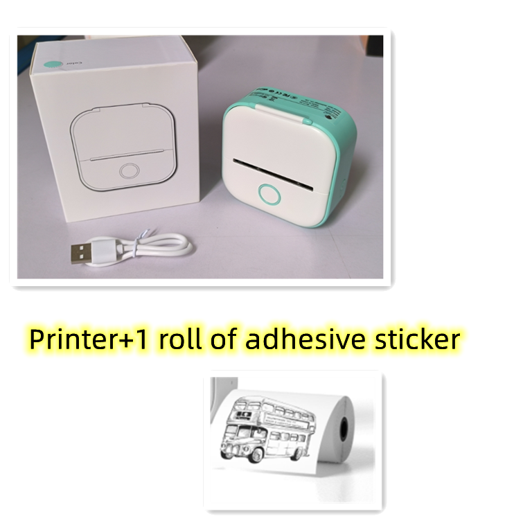 Portable Mini Thermal Label Printer | Bluetooth Price Tag Printer