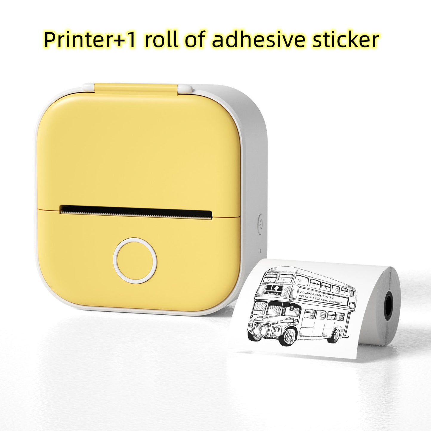 Portable Mini Thermal Label Printer | Bluetooth Price Tag Printer